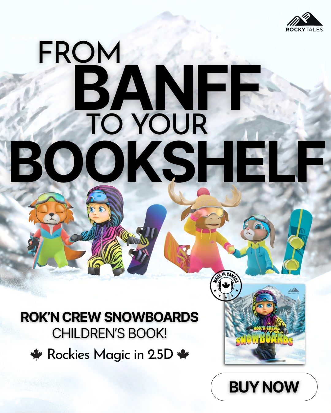 Rok’n Crew Snowboards Children's Book